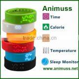 Real-time OLED Waterproof Activity Tracker Pedometer W2 Sleep Smart Health WRISTBAND thumbnail-1