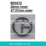 Circle buckle with single prong for belt (#BK5212/20mm inner)