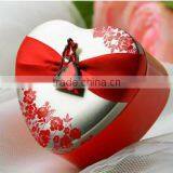 Recycleable Cute Heart Candy Tin Box