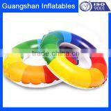 Inflatable Colourful Rainbow PVC Swimming Ring Floats thumbnail-3