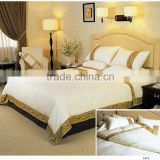 hotel design satin bedding set/hotel use/high quality