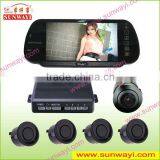 7 Inch TFT-LCD Mirror no Drill Parking Sensor thumbnail-1