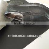 Black pu Microfiber Leather for Shoes thumbnail-2