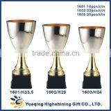 Custom souvenir metal silver trophies gold trophy cup