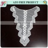 White mesh embroidered lingerie collar lace