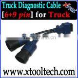 Best Quality!!! Truck Cable 6 PIN and 9 PIN Connector thumbnail-1