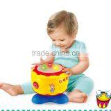 Funny cartoon lovely musical plastic drum set