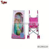 Toy Baby Doll Stroller With Car Seat thumbnail-1