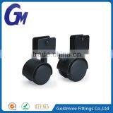 Furniture Nylon U-shape Bed Casters for Wood Bed thumbnail-1