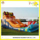 Factory Supply Fun Inflatable Water Park With Two Slides and Pool for Kids Backyard thumbnail-3