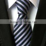 960 Needle Small Stripes Men's Fashion Polyster Neckties thumbnail-3