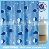 Polyester chain shower curtain