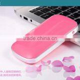 Shenzhen Factory Private Power Banks, 4400MAH-5200MAh Customize Capacity Mobile Charger Pink Color Portable Power Bank for Lady thumbnail-1