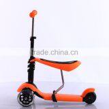 3 Wheel Baby Scooter Toy With Comfortable Seat/3 in 1 Ride On Toy Baby Three Wheels Foot Scooter With Adjustable Seat thumbnail-2