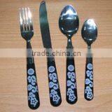 Stainless Steel Cutlery With Plastic Handle thumbnail-1
