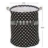 Newest hot storage bag laundry basket with lid printing