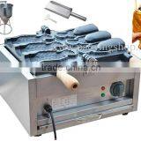 (3 in 1) 3pcs Commercial Use Non-stick 110v 220v Electric Icecream Taiyaki Baker + Batter Dispenser + Stuffing Scoop