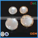 2016 New Design 27MM Round Alloy Hot Sale Resin Button Wholesale for Garments thumbnail-1