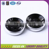 mix color custom logo embossed shirt button