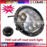 Sealed Beam Waterproof 7 Inch 75w Replacement Headlight Jeep Compass