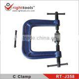 Righttools RT-J358 Three-Way Edging C Clamp