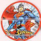 Round Shape Paper Plate With the Cartoon Picture