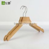 44.5cm length men shirt curved wooden clothes hangers