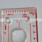 E006 Camping Scout Baseplate Map Compass Ruler thumbnail-2
