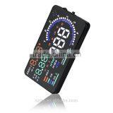 5" Large Screen Auto Car HUD Head Up Display KM/h & MPH Overspeed Warning Windshield Project Alarm System OBD2 OBD 2 Interface thumbnail-4