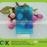 Custom Eco-friendly Plastic Transparent Business Card From Gold Suppler