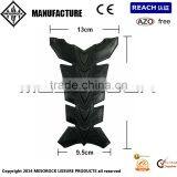 NEW 3D Rubber Fish-bone Sticker Motorcycle Tank Pad Gas Protector Black thumbnail-1