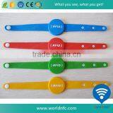 Waterproof NTAG213 Chip PVC NFC Wristband for Swimming Pool thumbnail-2
