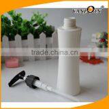200ml Waist Shaped White Lotion Bottle With Black Pump thumbnail-4