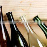 Hot Selling 700ml Clear Amber Green Dark-Green Colored Glass Wine Bottles Empty Glass Bottles With Cork For Beverage thumbnail-2