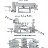 Almond processing machine
