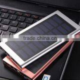 20000 Mah Extrathin Solar Charger Aluminum External Battery Backup Ultra Thin Solar Power Bank thumbnail-1