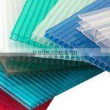 Blue,colored, Roof Panel,Clear Plastic Honeycomb Sheet,Transparent Polycarbonate Multi-wall Sheet,Hollow Sheet, thumbnail-1
