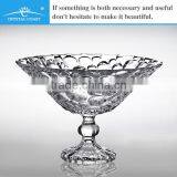 Custom Made Clear Round Transparent Footed Plate thumbnail-1