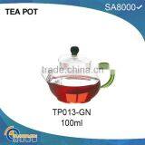 Heat Resistant Glass Teapot With Stainless Steel 304 Filtern thumbnail-1