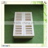Six Compartments Blind Window Design Wooden Display Box thumbnail-2