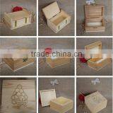 Small Handmade Business Card Wood Storage Box thumbnail-1