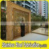 Decorative Stainless Steel Exterior Outdoor Wall Partition