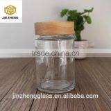 Wholesale Customed Glass Honey Jar With Wood Lids thumbnail-1