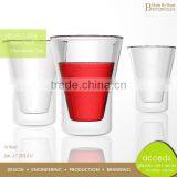 Handmade High Quality Borosilicate Ice Beer Glasses For Sale thumbnail-5