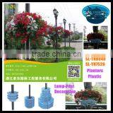 Hanging Square Planter Tray for Lamp Pole thumbnail-6
