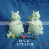 Unique Coin Banks as Diy Money Safe Box, Bee Shaped Ceramic Piggy Bank thumbnail-1