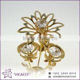 Cheap Flower Vase With SWAROVSKI Crystal Metal Home Decoration thumbnail-5