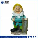 Resin garden sculpture welcome gnomes onnament for sale