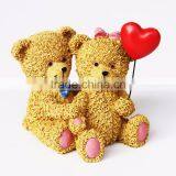 Custom Small Resin Couple Teddy Bear Figurines thumbnail-2