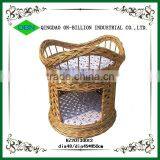 New Design Willow Pets Basket With Mat thumbnail-1